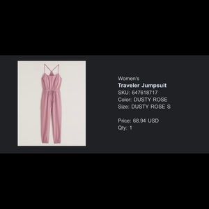 NEVER WORN * Abercrombie Traveler’s Jumpsuit